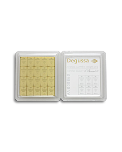 Barra de oro Combi Degussa 20 g