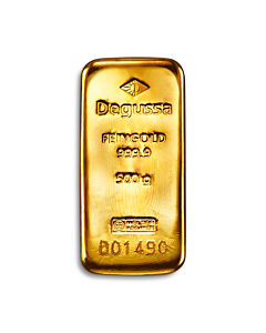 500 g Degussa gold bar