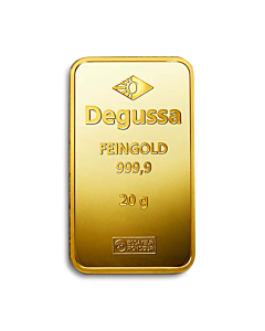 20 g Degussa gold bar