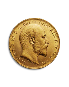 1 soberano Eduardo VII 1901-1910 Moneda de oro
