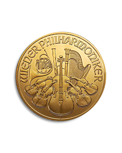 Moneda de oro Filarmonica de 1 oz 2014